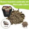 1 kg Sustrato para Lithops/Aizoáceas/Cactus + piedrecillas