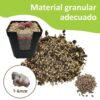1 kg Sustrato para Lithops/Aizoáceas/Cactus + piedrecillas